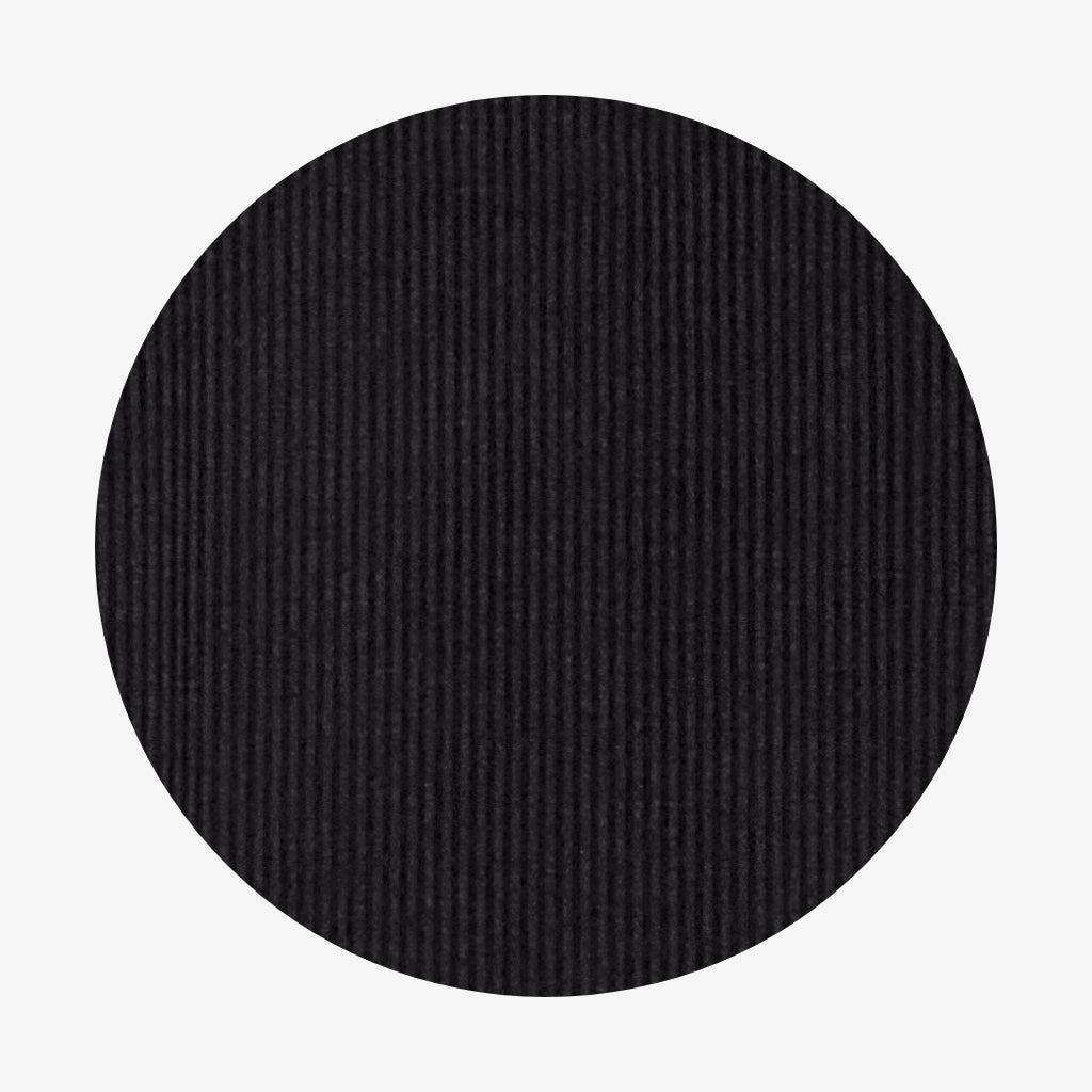 Black Ribbed Women's Scoop Tee