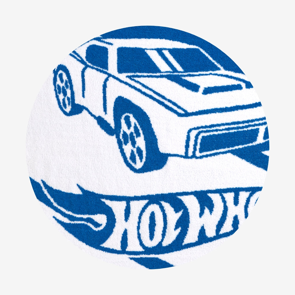 Classic Hot Wheels™ Blue Luxe Cuddle Patoo® Blanket