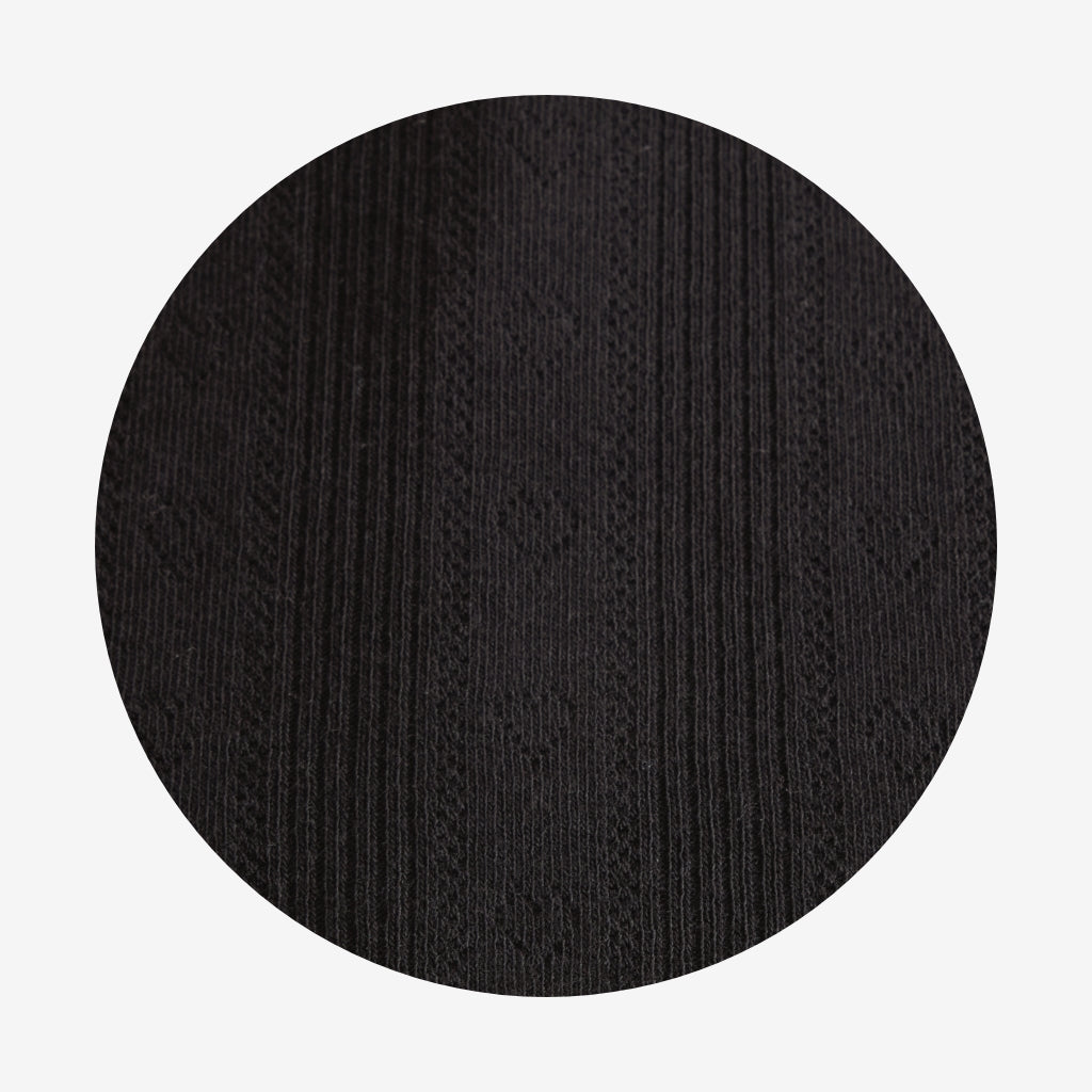 Black Pointelle Bodysuit