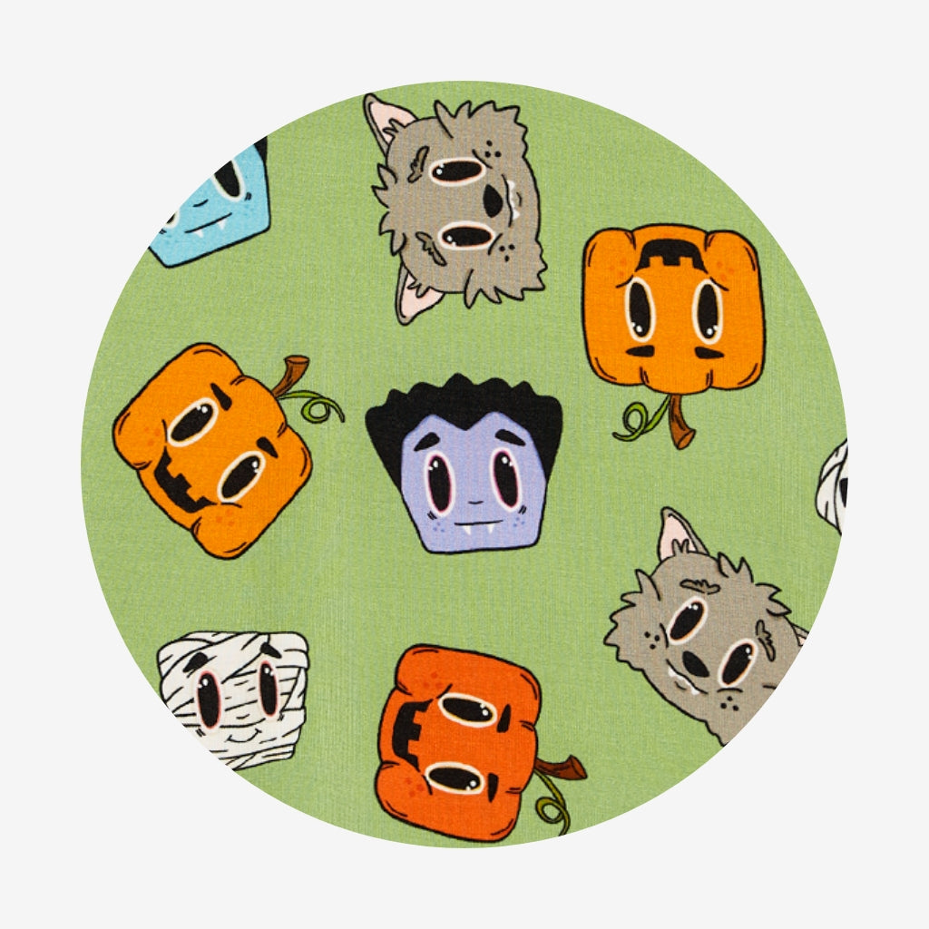 Posh Monsters Footie Zippered One Piece