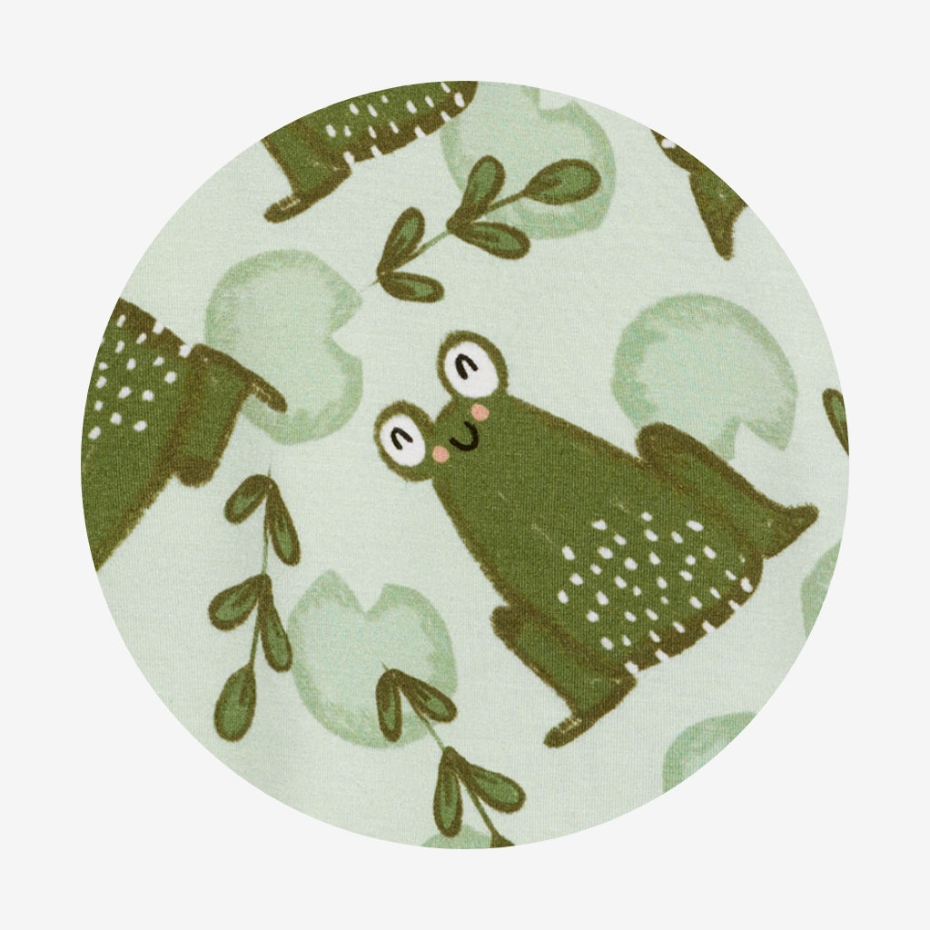 Ribbert & Froggy Green Stripe Luxette Patoo® Blanket