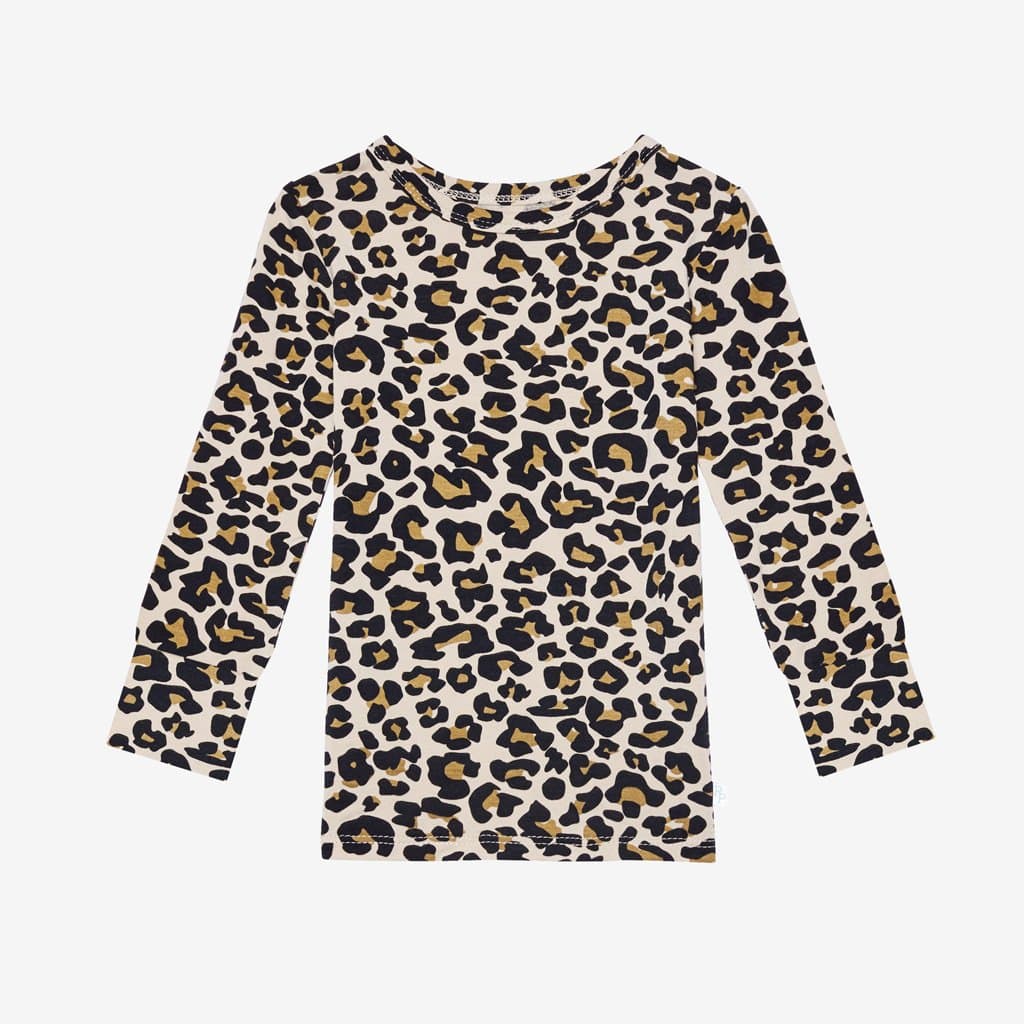 Lana Leopard Tan Classic Pajama Set