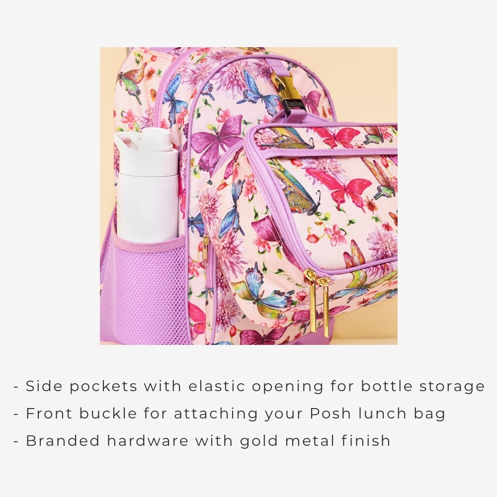 Watercolor Butterfly Rolling Backpack