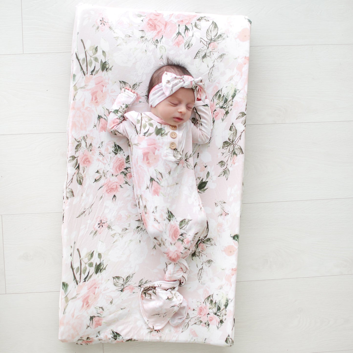 Vintage Pink Rose Pad Cover