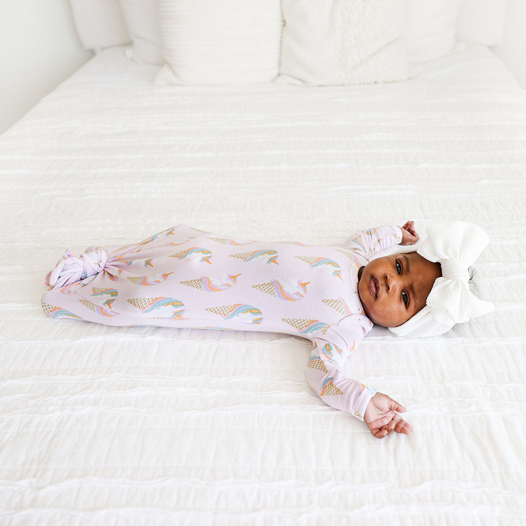 Unicorn Ice Cream Knotted Gown