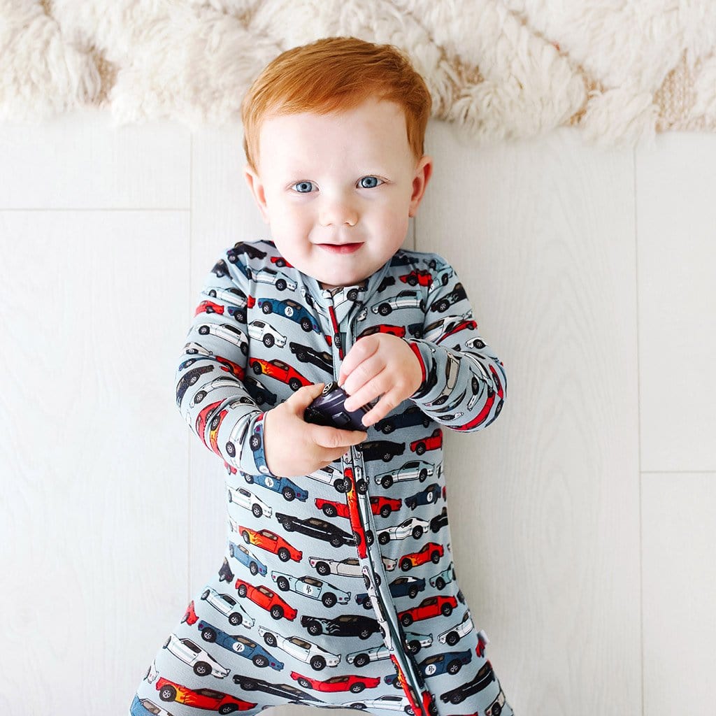 Miles Footie Zippered One Piece