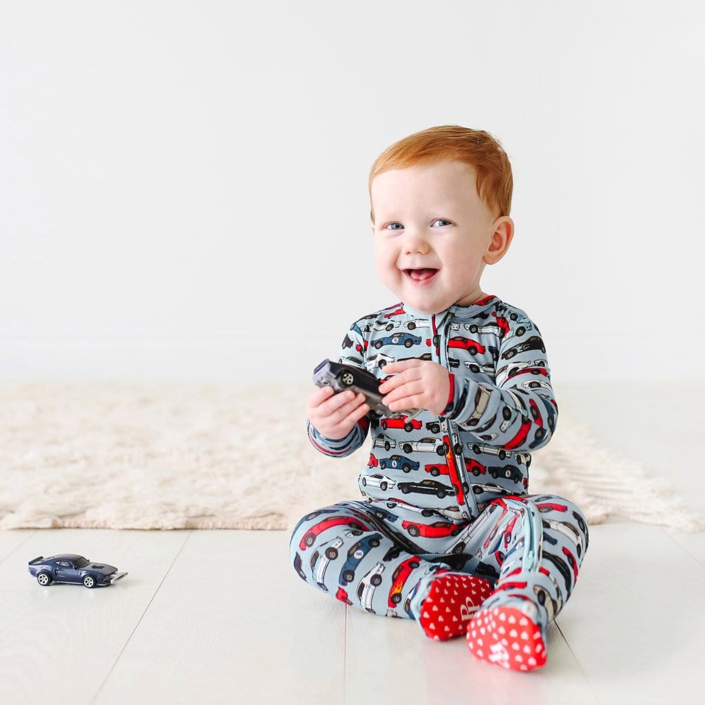 Miles Footie Zippered One Piece