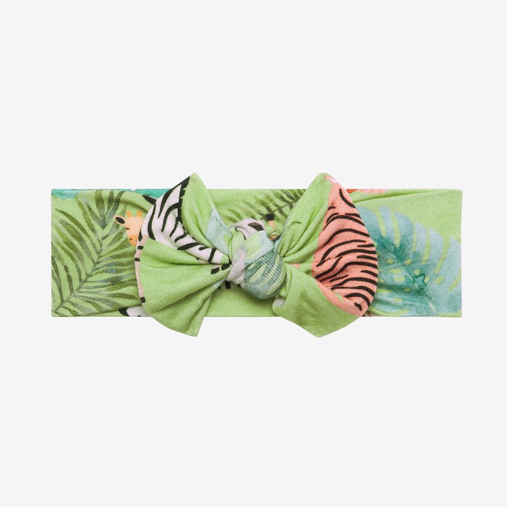 Safari Animals Swaddle Headband Set