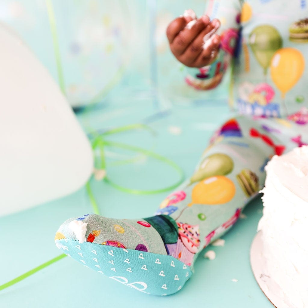 Happy Birthday Footie Zippered One Piece