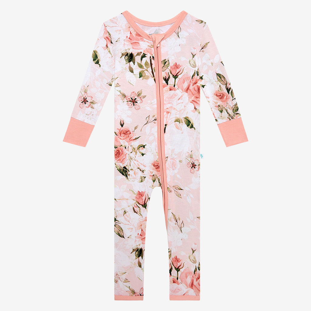 Vintage Pink Rose Convertible One Piece