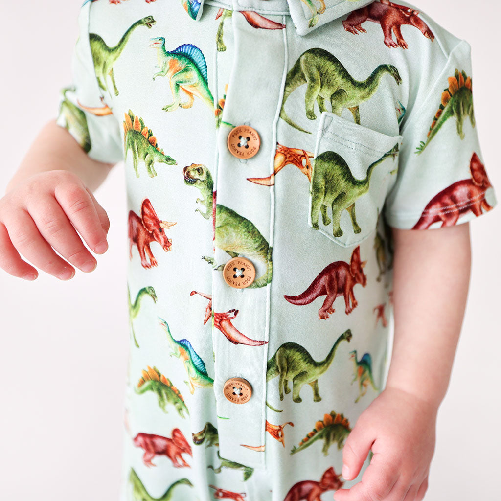 Buddy Short Sleeve Collared Henley Shortall