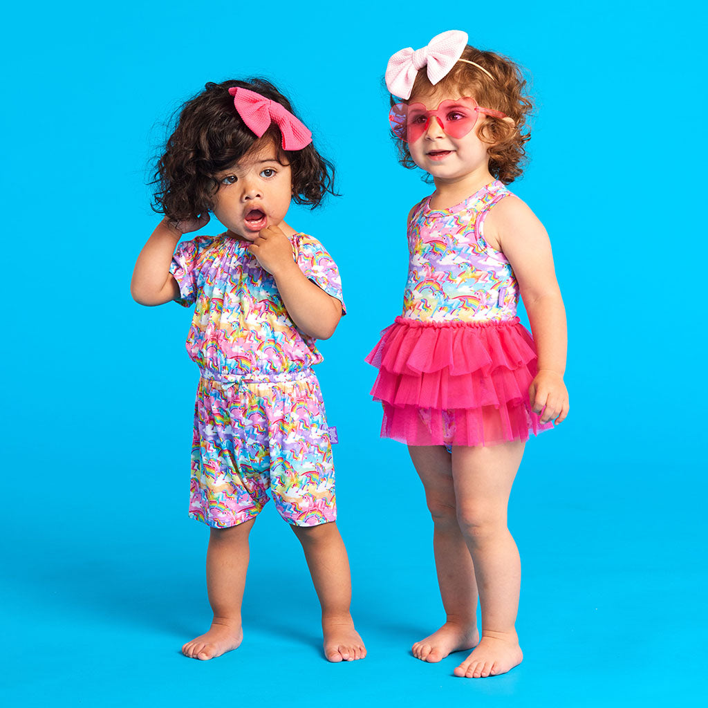 Lisa Frank® Markie™ Magic Racerback Tulle Skirt Bodysuit Dress