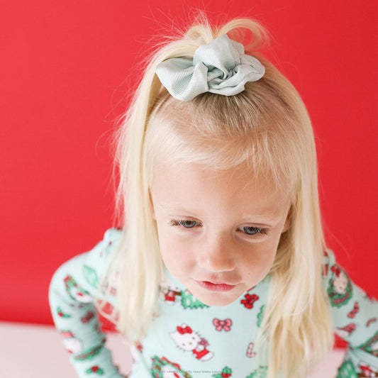 Signature Teal Sparkle Scrunchie Set