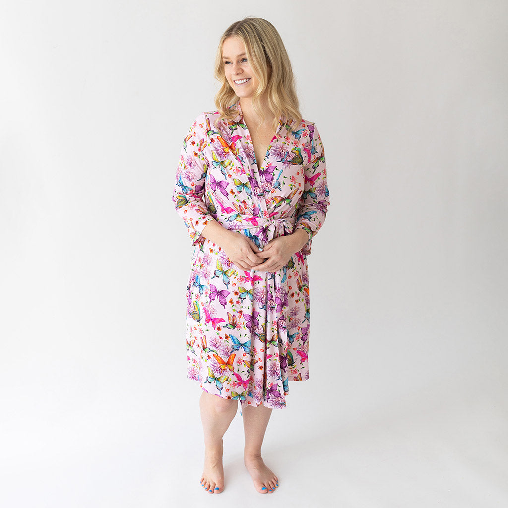 Watercolor Butterfly Robe
