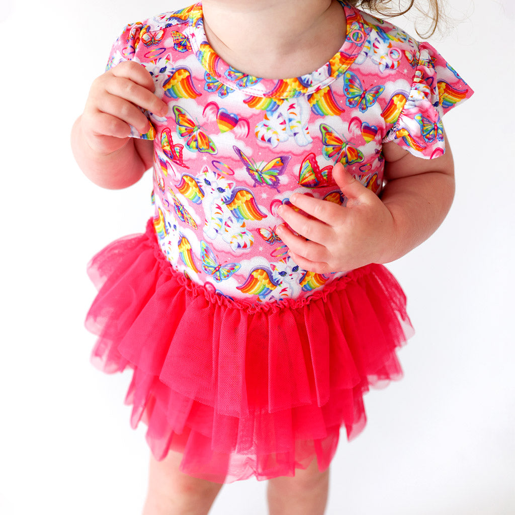 Lisa Frank® Angel Kitty™ Tulle Bodysuit Dress