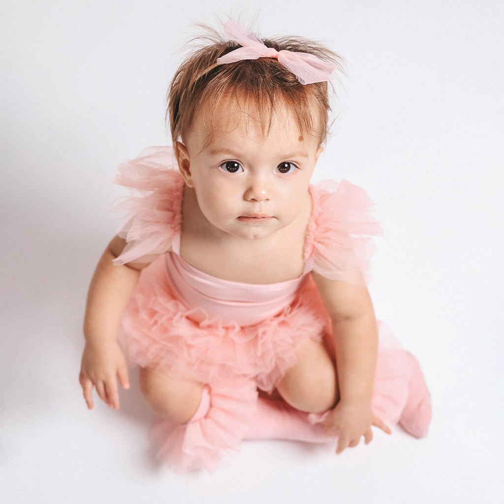 Starry Pink Tulle Bloomer