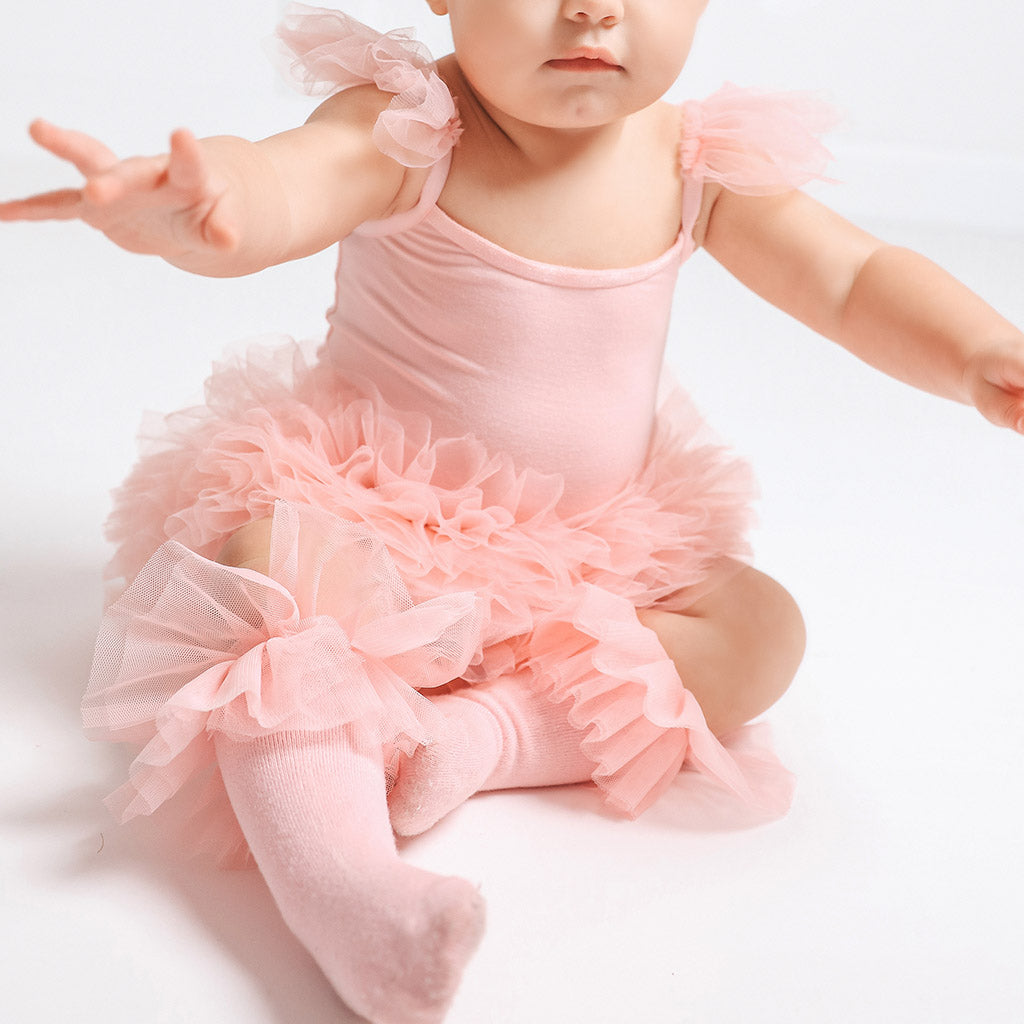 Starry Pink Tulle Bloomer