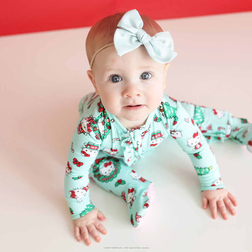 Mint Sparkle Nylon Headband