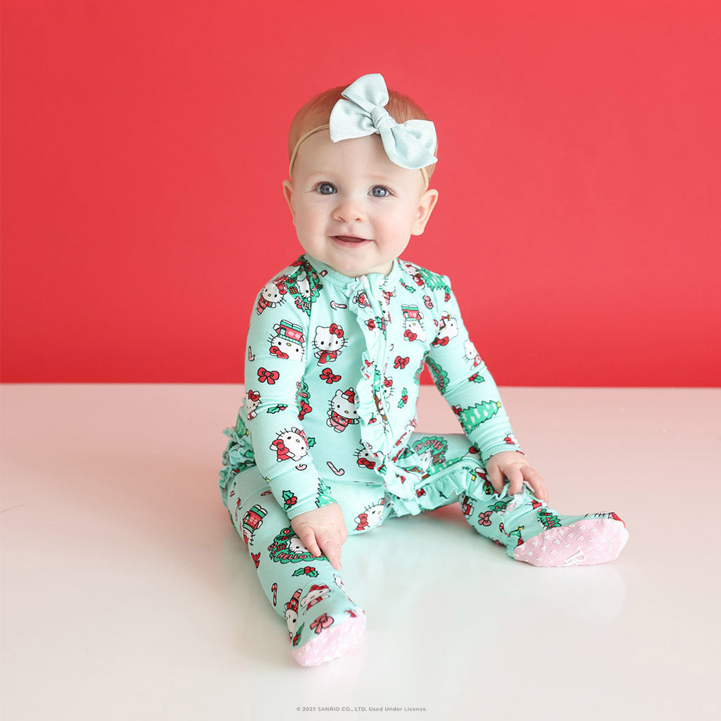 Mint Sparkle Nylon Headband