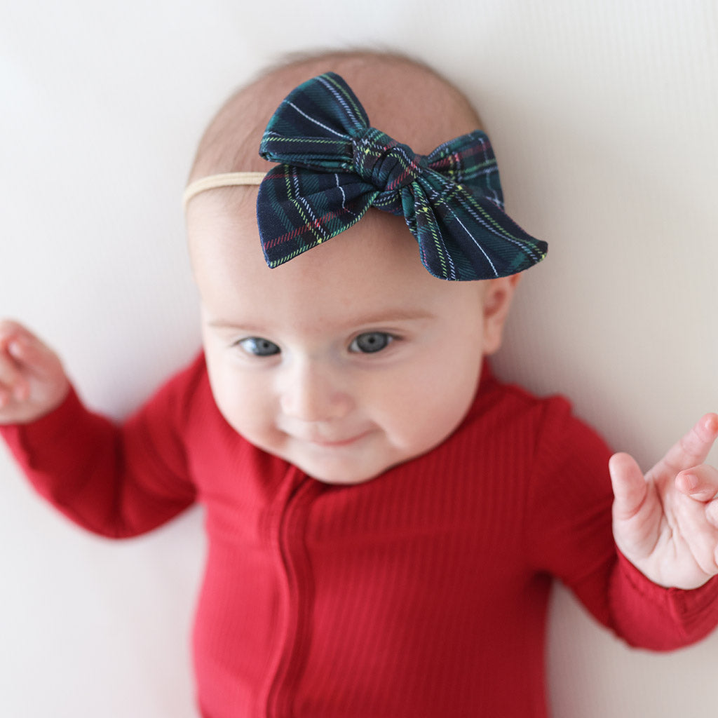 Tartan Plaid Nylon Headband