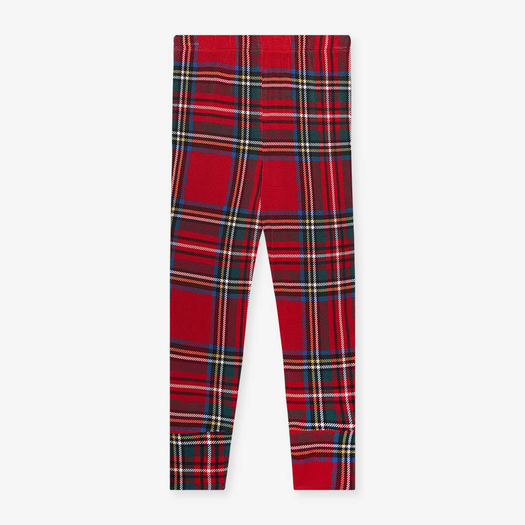 Red Tartan Plaid Classic Pajama Set