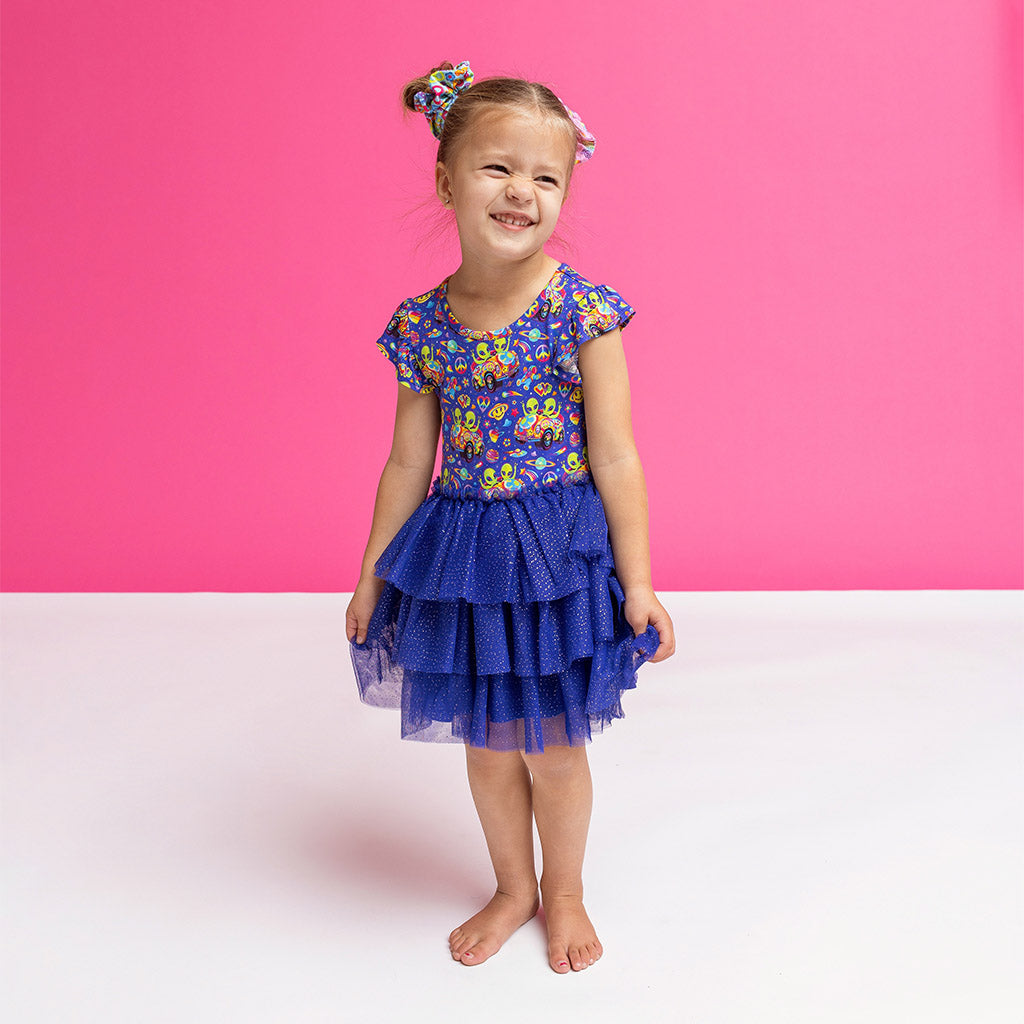 Lisa Frank® Zoomer & Zorbit Tulle Dress