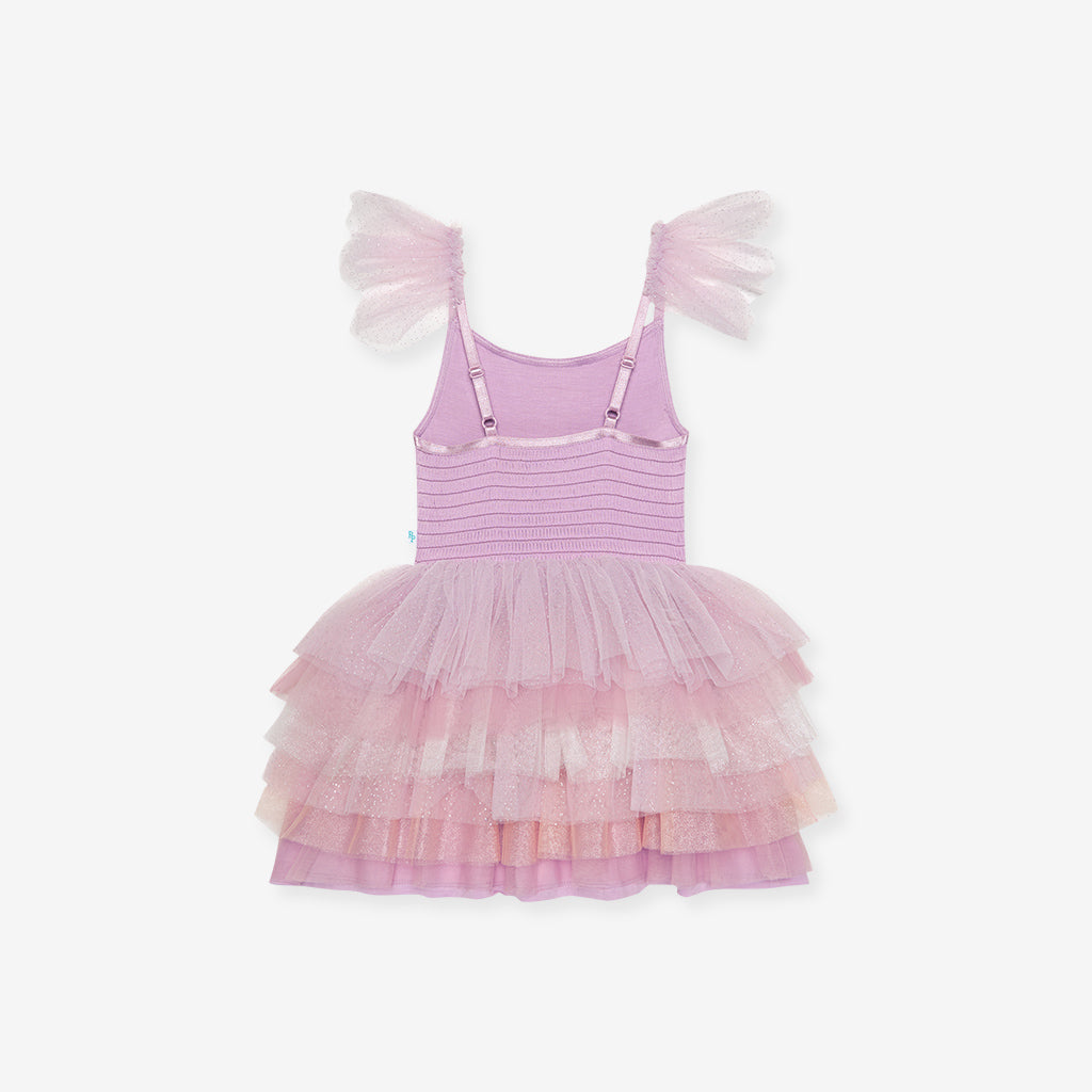 Lovely Lavender Tulle Smocked Dress