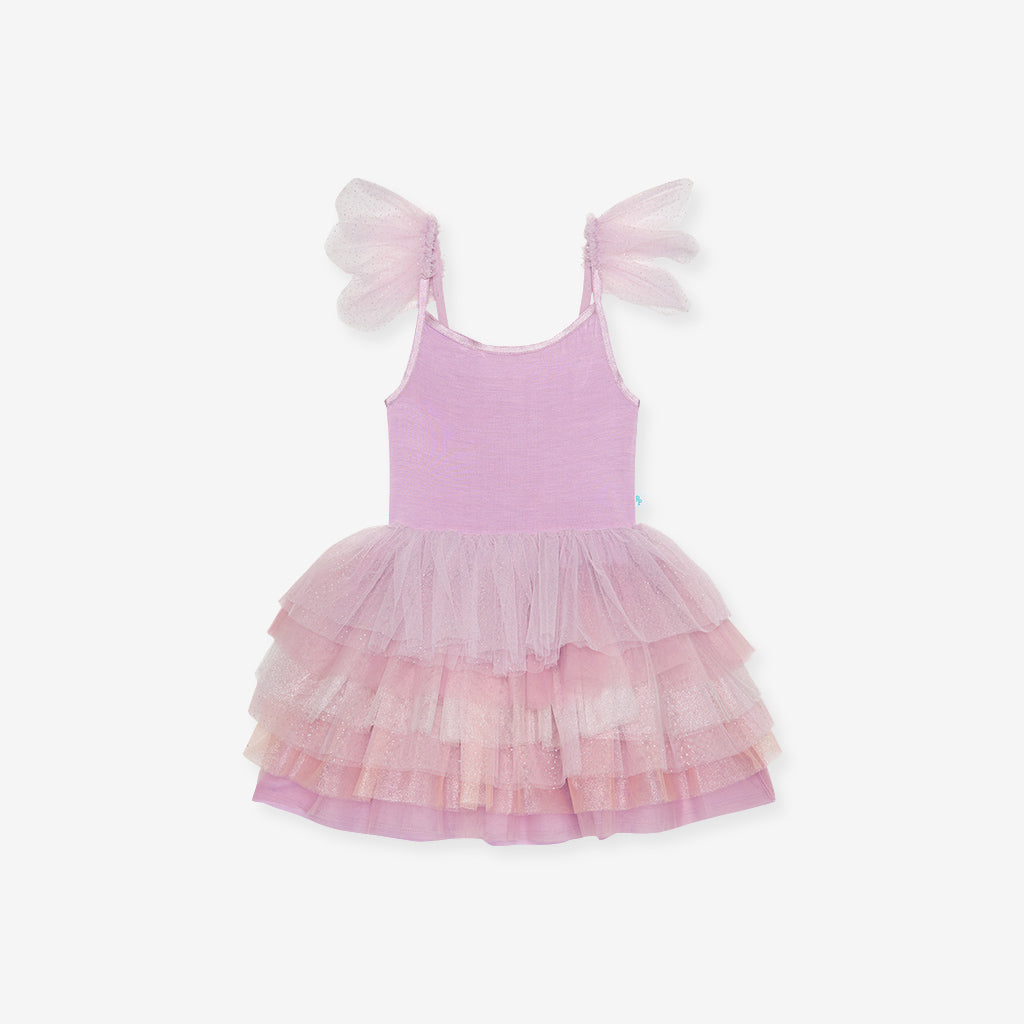 Lovely Lavender Tulle Smocked Dress