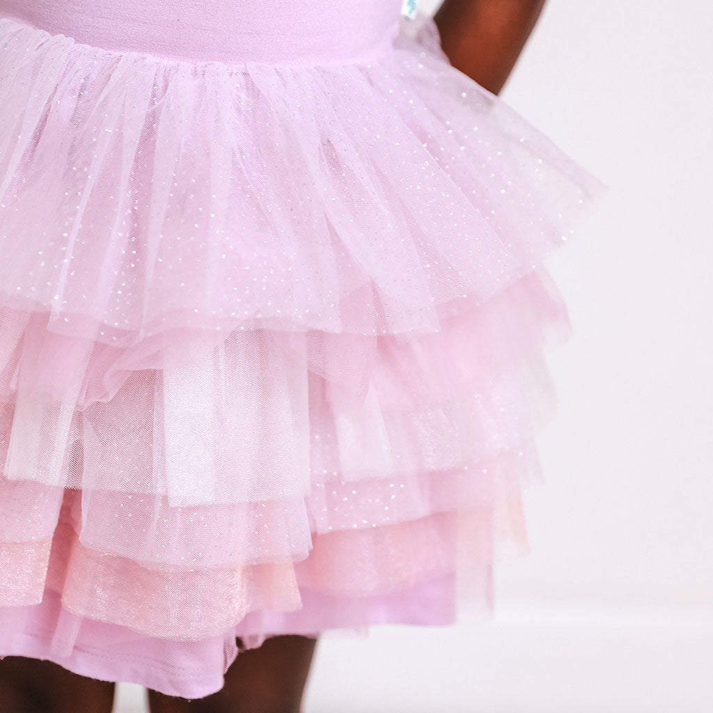Lovely Lavender Tulle Smocked Dress