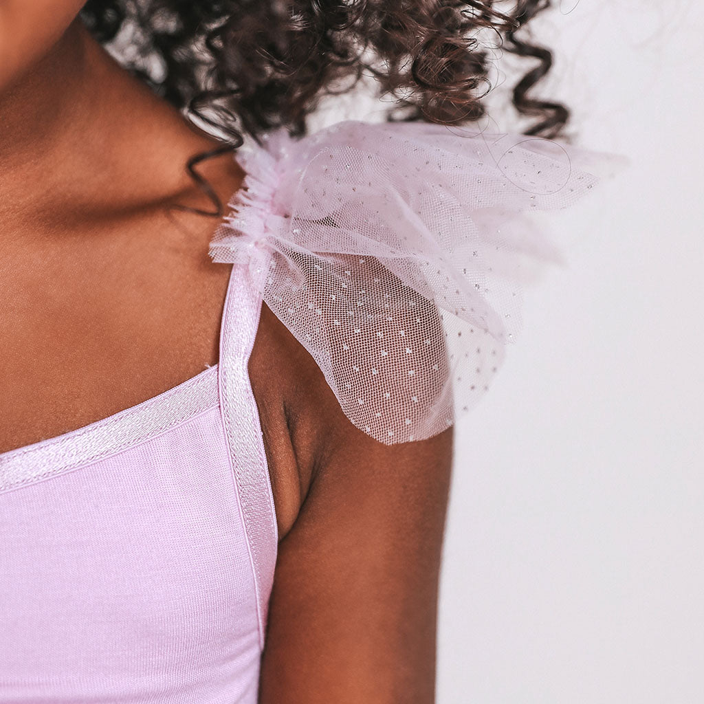 Lovely Lavender Tulle Smocked Dress