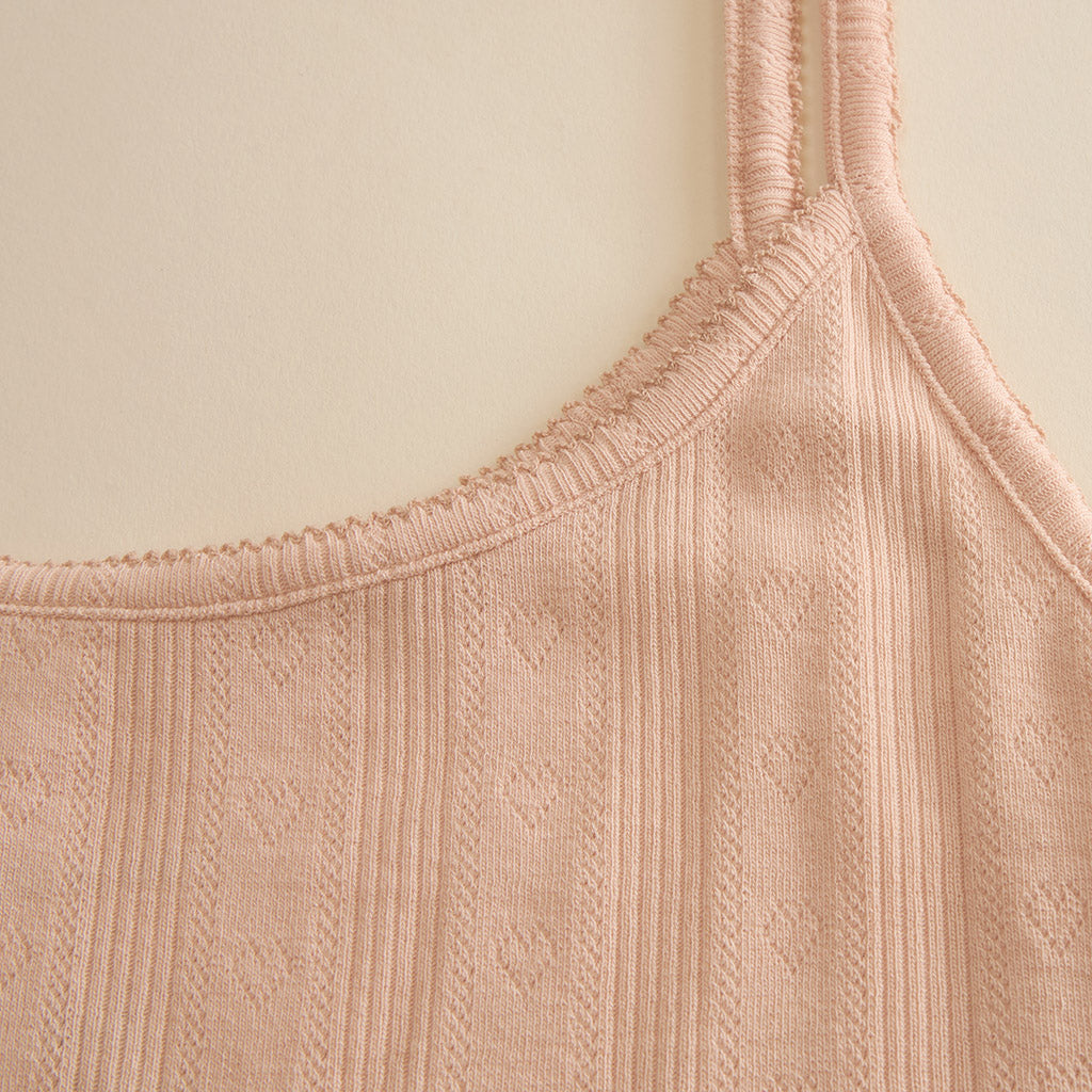 Dusty Blush Women's Pointelle Cami