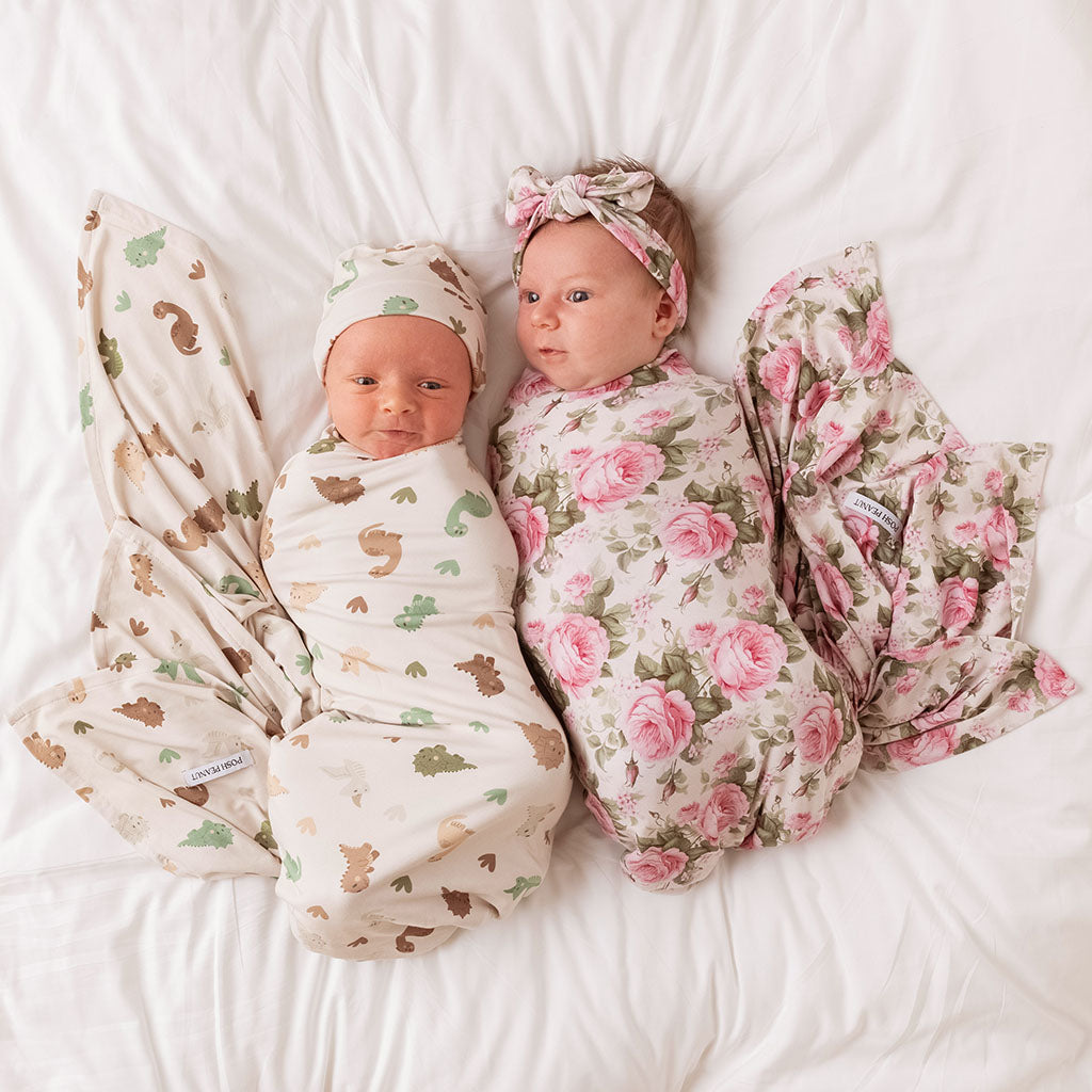 Sandrine Swaddle Headband Set