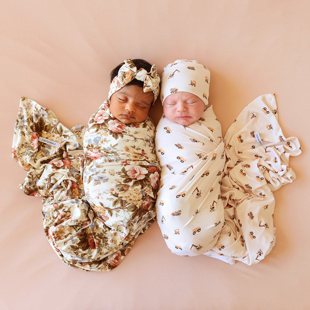 Dalton Swaddle Beanie Set