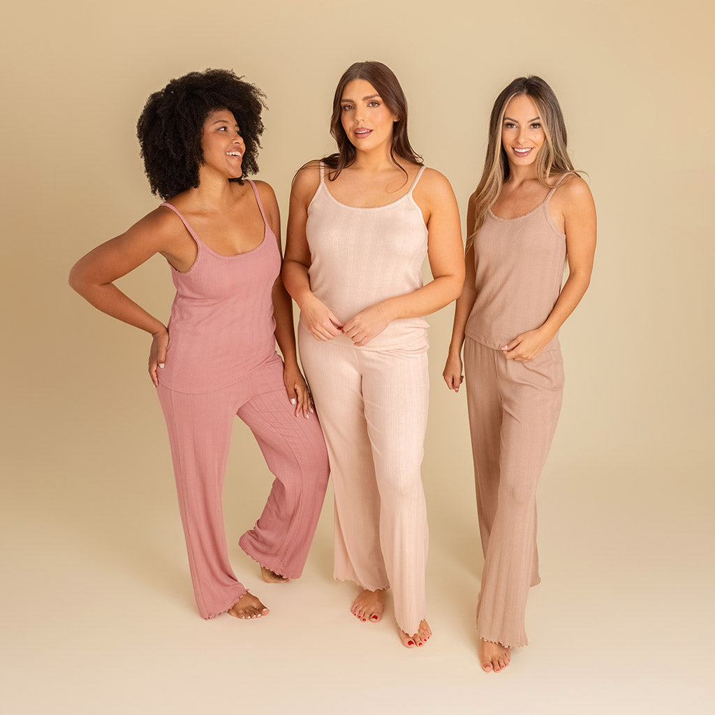Dusty Blush Women's Pointelle Cami