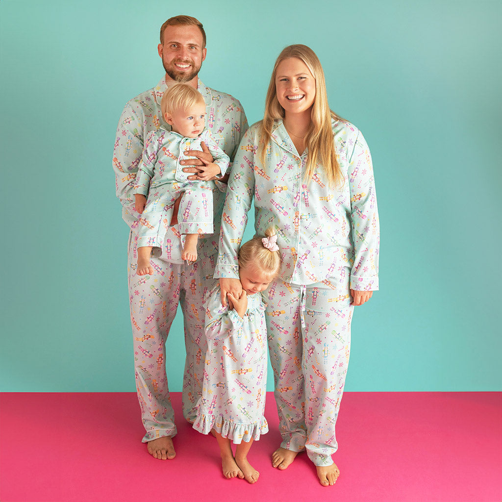 Posh Nutcracker Flannelette Luxe Pajama Set