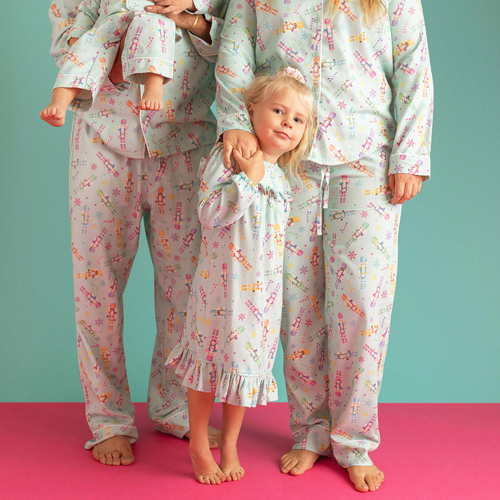 Posh Nutcracker Women's Flannelette Pajama Set