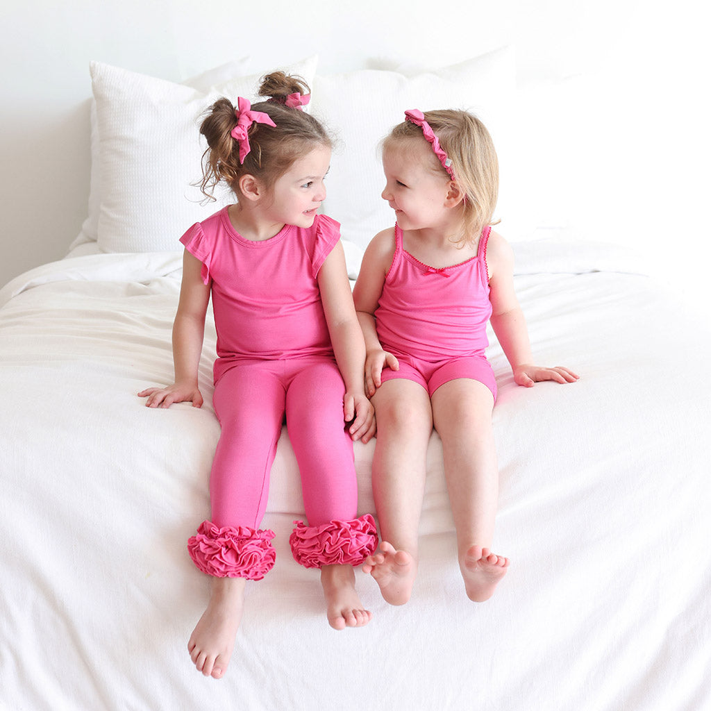 Posh Hot Pink Micro Bow Headwrap