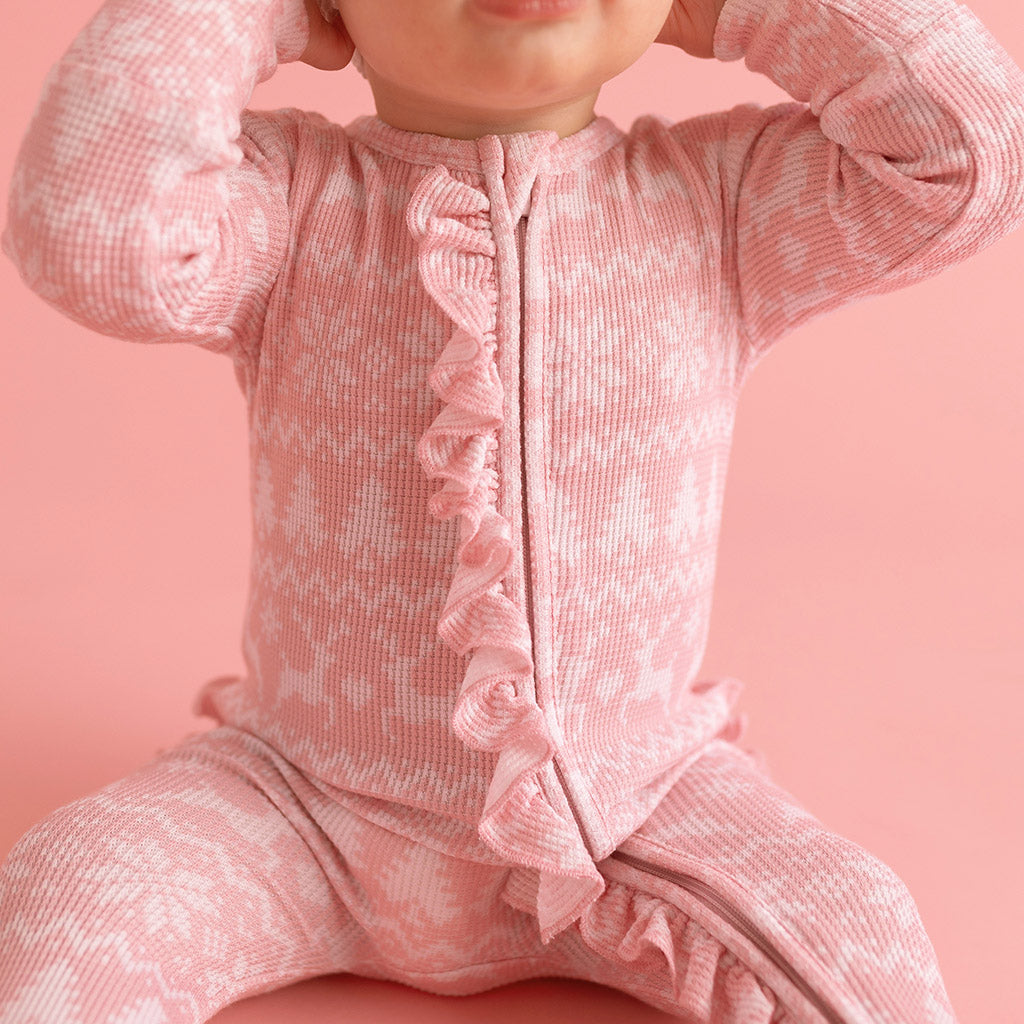 Tammy Footie Ruffled Zippered One Piece