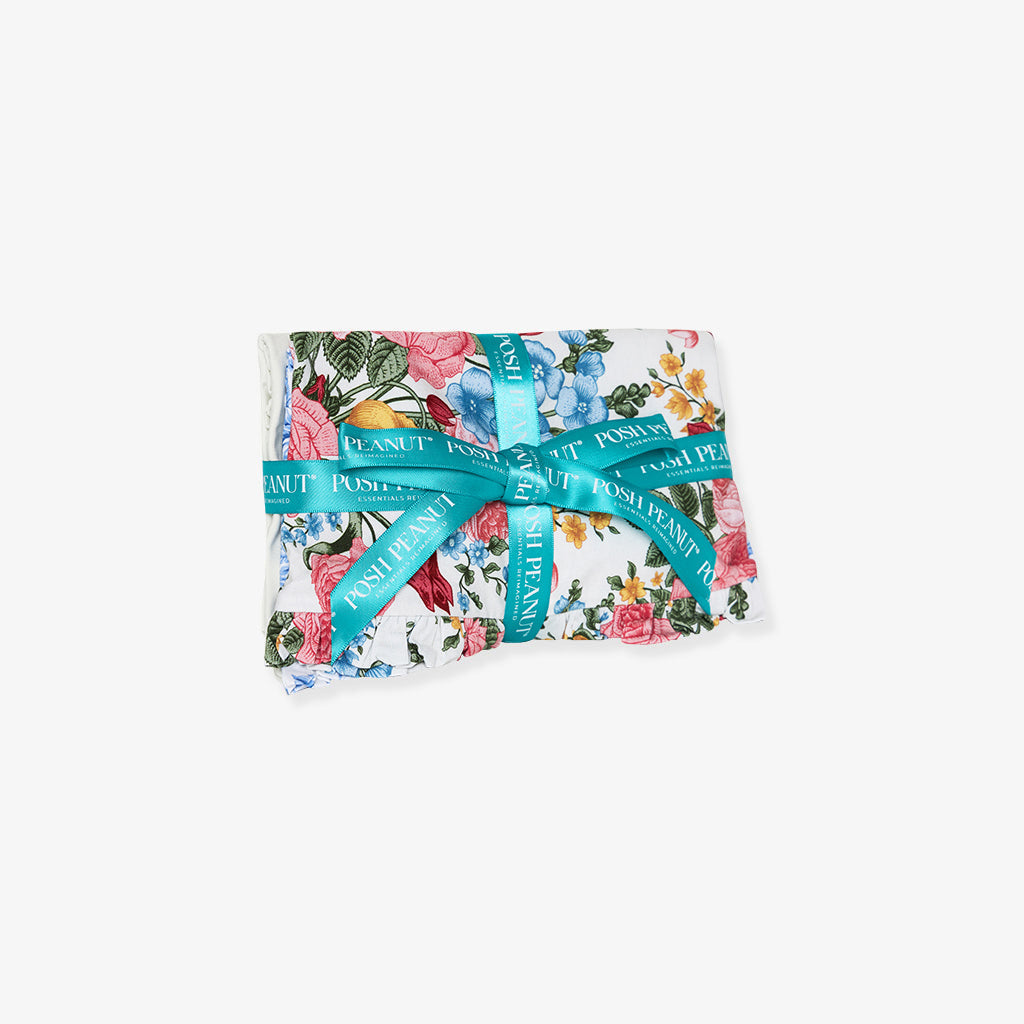 Rubina Ruffled Burp Cloth Set