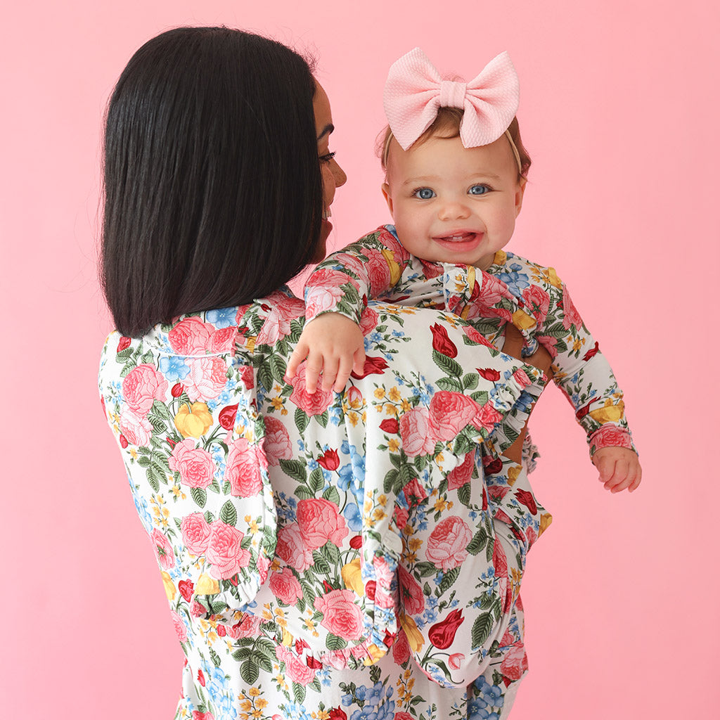 Rubina Ruffled Burp Cloth Set