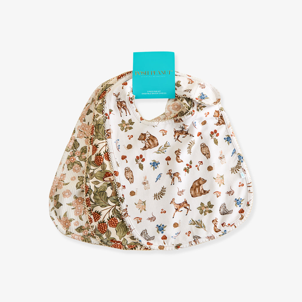 Iridessa Picot Bib Set