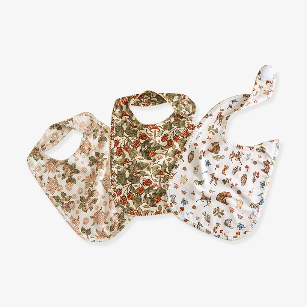 Iridessa Picot Bib Set
