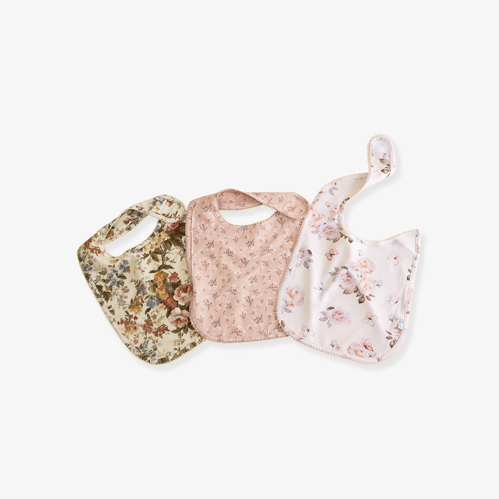 Joy Anne Picot Bib Set