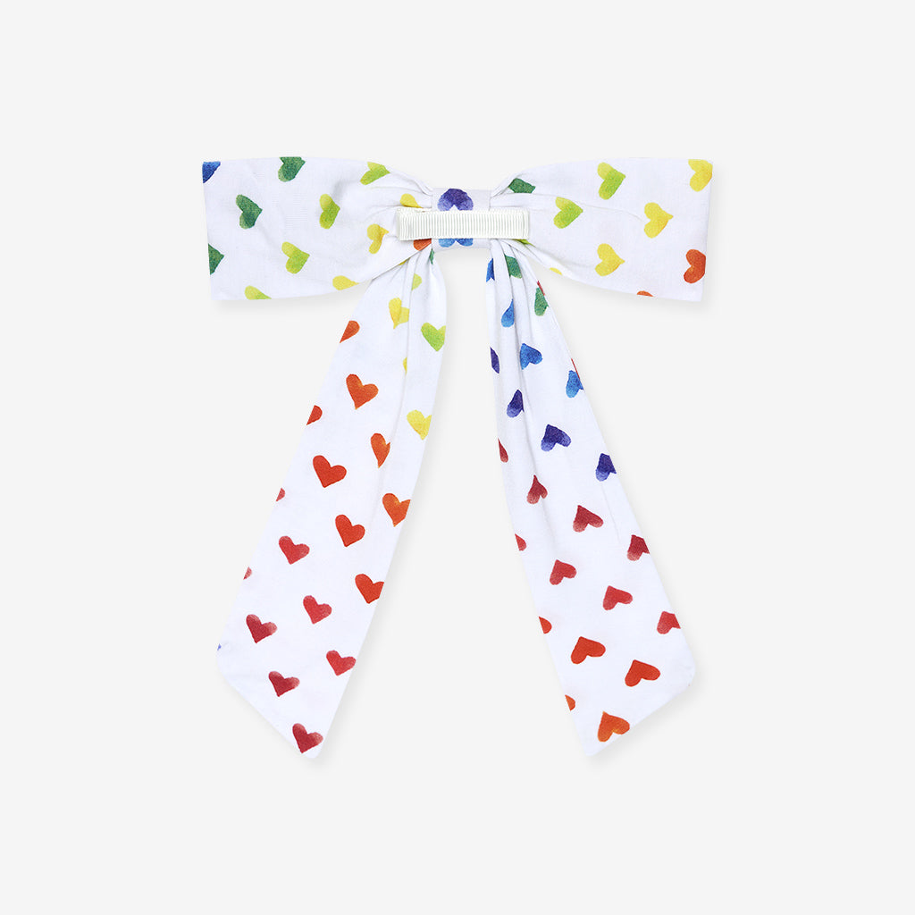 Care Bears™ Rainbow Hearts Luxe Bow Hair Clip