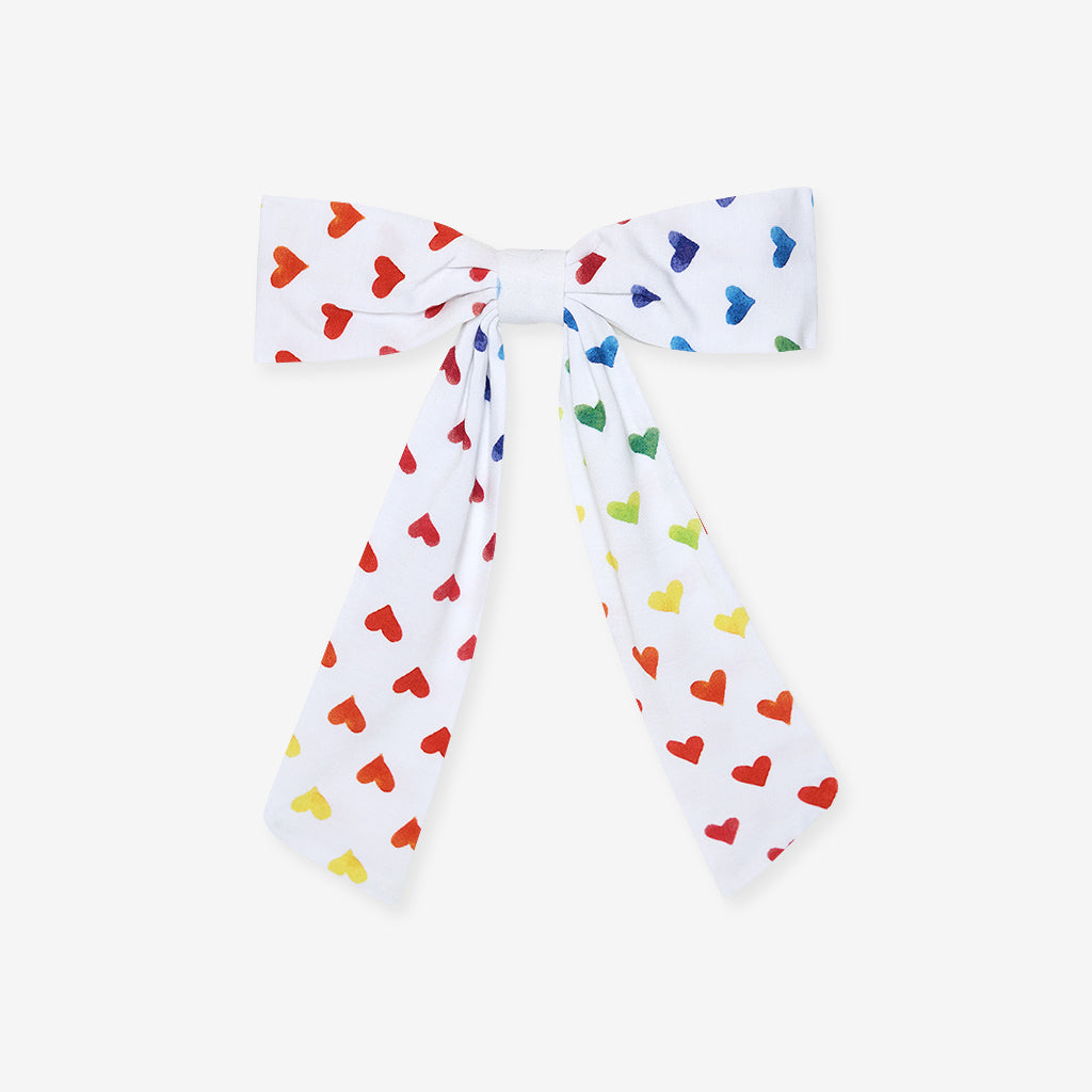Care Bears™ Rainbow Hearts Luxe Bow Hair Clip