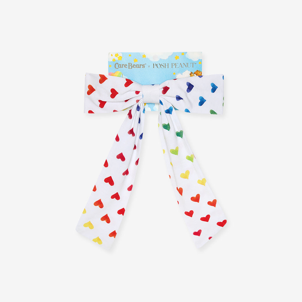 Care Bears™ Rainbow Hearts Luxe Bow Hair Clip