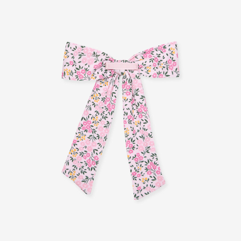 Meadow Haze Pointelle Luxe Bow Hair Clip