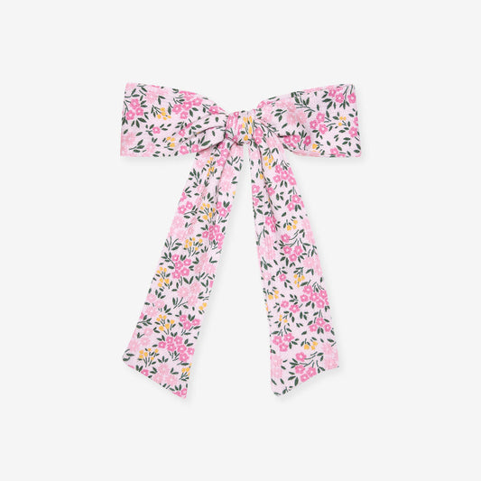 Meadow Haze Pointelle Luxe Bow Hair Clip