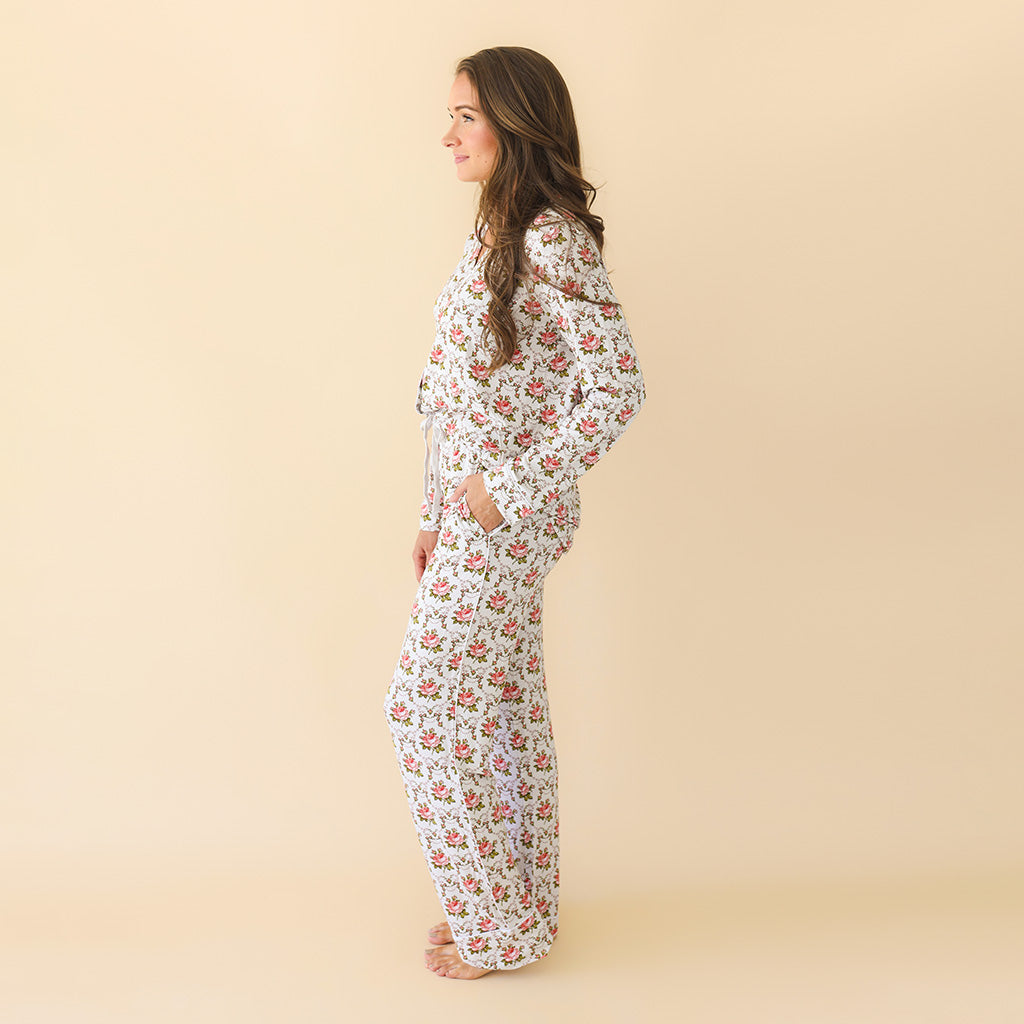 Claudia Women's Luxe Pajama Pant Set