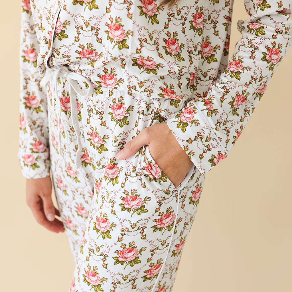 Claudia Women's Luxe Pajama Pant Set